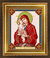 Схема на ткани для вышивания бисером ArtSolo Образ Пресвятой Богородицы Почаевская VIA4219
