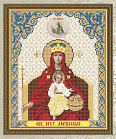 Схема на ткани для вышивания бисером ArtSolo Державная Образ Пресвятой Богородицы VIA4235