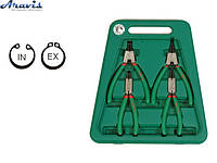 Набор съемников стопорных колец 7" сегера 4 предмета Hans 16854B
