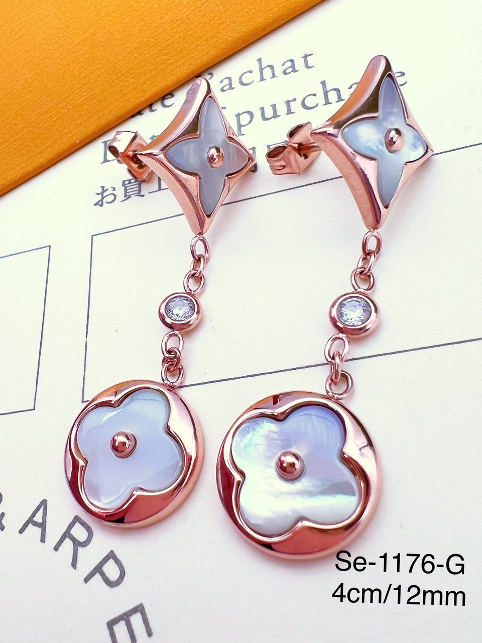 Сережки Stainlees Steel преміум
