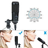 Мікрофон конденсаторній універсальний USB condencer microphone, фото 4