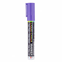 Крейдяний маркер SANTI, фіолетовий,5мм, 9шт/туб
