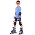 Захист дитячий на коліна/ на лікті / на долоні HYPRO HP-SK-6967 чорний-синій, фото 3