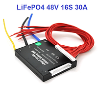 30А 48В BMS контроллер заряд-разряд плата HeYo LiFePO4 48V 16S 30A симметрия