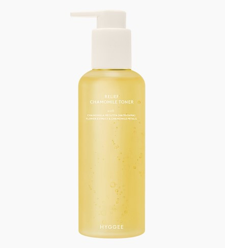 Гелевий тонер з екстрактом ромашки та комплексом вітамінів Hyggee Relief Chamomile Gel Toner 200 мл