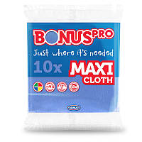 Салфетка BONUS PRO Maxi cloth blue Набор Синяя Макси 38*40 см 10 шт