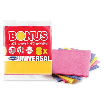 Серветка BONUS Cleaning cloth yellow HoReCa універсальна МІКС 36*36 см
