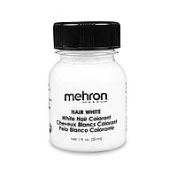 Седина для волос Mehron Hair white, 30 мл (оттенок white)