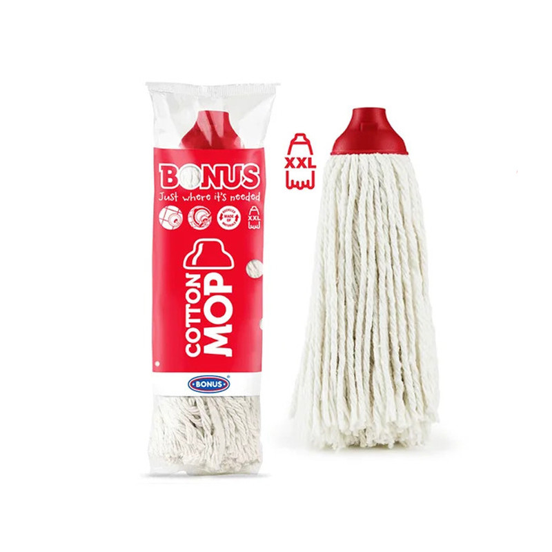 Моп BONUS Cotton Mop Насадка для швабри 33*9*6 см (бавовна) (XXL)