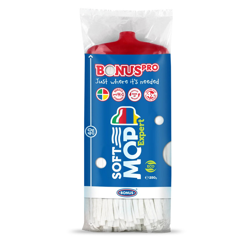 Моп BONUS SoftMop Expert red 250 г червоний