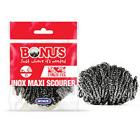 Скребок BONUS INOX MAXI spiral scourer металлический спиральный 1 шт