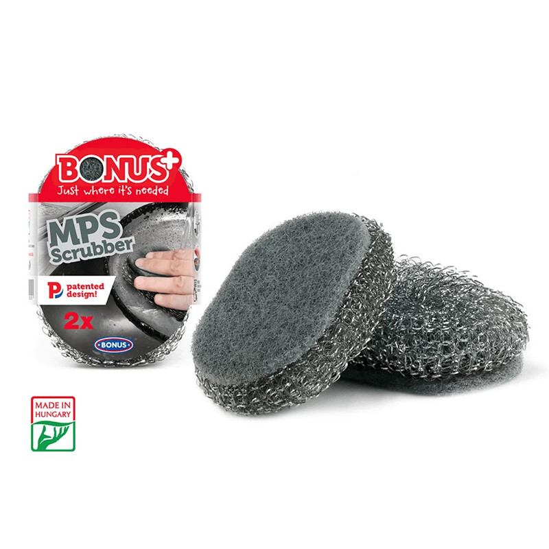 Скребок BONUS MPS scourer метал антицарап 2 шт