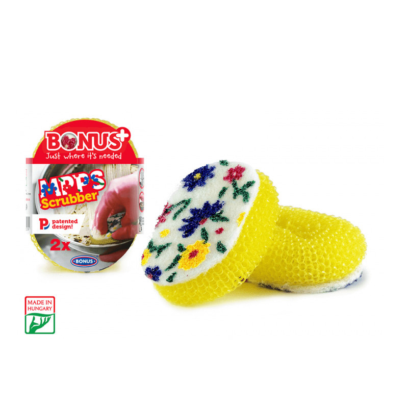 Скребок BONUS MPS scourer пластик антицарап (колір) 2 шт