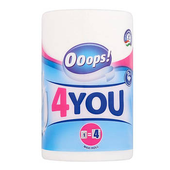 Паперові рушники Ooops! 4 You 2-ох шар. 1 шт Для тебе 200 відривів