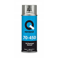 Лак прозрачный 1К Clearcoat 400мл (аеро) Q-REFINISH 70-450