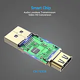 Адаптер-перехідник Порт дисплея 20 М > вихід HDMI F 4K HBMB0, фото 9