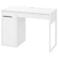 Письменный компьютерный стол IKEA MICKE (МИККЕ) Белый 802.130.74