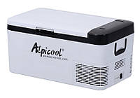Компресорний автохолодильник Alpicool K18 (18 літрів) - Охолодження до -20 . Живлення 12, 24, 220 вольт