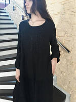 Плаття чорне 1045 (46, 48, 50, 52)