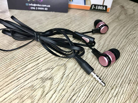 Навушники дротові JBL J180A 3,5mm Pink, фото 3