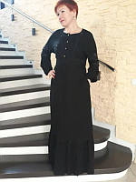 Плаття чорне 2268 (46, 48, 50, 52)