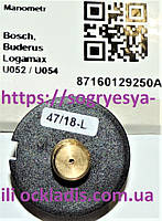 Манометр 0-4 bar 27 мм різь 10 мм (б ф.у, Тур) Bosch Buderus Logamax U052/U054, арт. 8716012925А, к.з. 17851