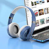 Навушники бездротові Bluetooth HOCO Charming BT headset W34, сірі, фото 6