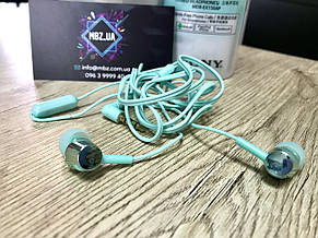 Дротові Навушники для Sony MDR-EX150 Mint Blue, фото 5
