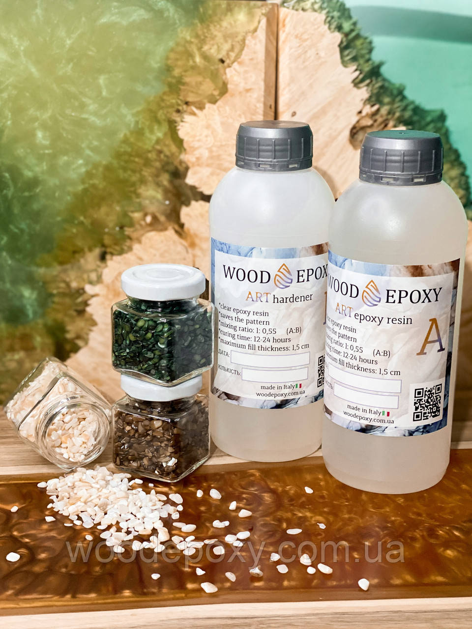 Епоксидна смола для картин (1 кг), фото 1