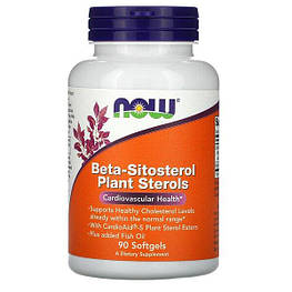Beta-Sitosterol Plant Sterols Now Foods 90 капсул