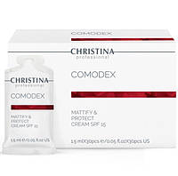 Christina Comodex-Mattify&Protect Cream SPF-15 sachets kit - Матирующий защитный крем SPF 15 30 саше X1.5мл