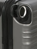 Валіза ручна поклажа S сіра 55х35х21(+5)см/38л/2.6кг/Worldline 623, фото 9