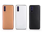 ОПТ Шкіряний павер банк 50000Mah portable battery з фанариком і екраном 3 USB Power Bank, фото 5