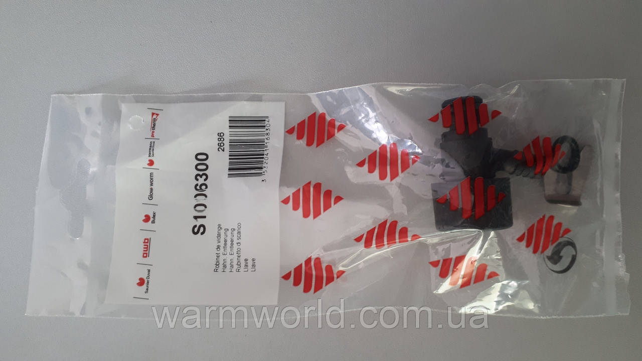 S1024700 Кран дренажу S1006300 Saunier Duval, фото 1