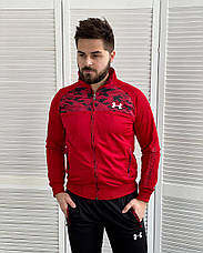 Чоловічий спортивний костюм Under Armour Андер Армор червоно-чорний камуфляж Туреччина, фото 6