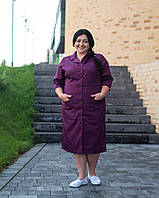 Жіночий халат Софі+SIZE фіолетовий