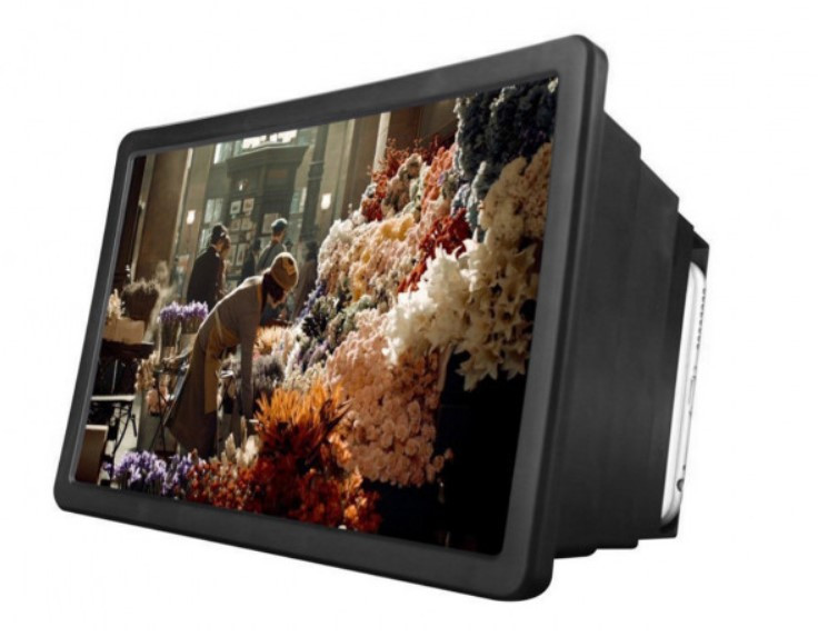 Збільшувач екрана телефона 3D F2,3D-збільшувач для телефона, підставка для телефона збільшувач, фото 1