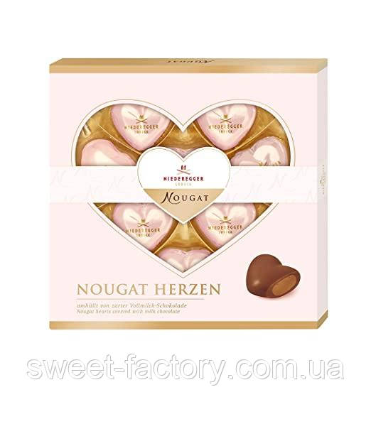 Цукерки Niederegger Nougat Herzen 125 g