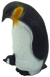 Іграшка силіконова антистрес, пінгвін тато 9 см 06723