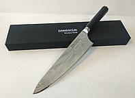 Нож поварской 24 см Damascus DK-AK 3009 AUS-10 дамасская сталь 73 слоя (86229)