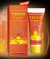 Крем омолаживающий Викко Турмерик 30г, Vicco Turmeric Cream, с шафраном, сандалом и куркумой, Аюрведа Здесь