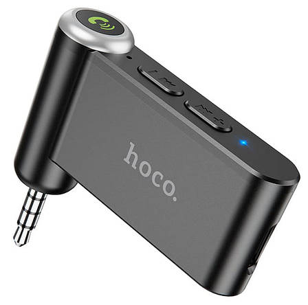 FM-трансмітер (модулятор) в машину HOCO Magic Music E58 Bluetooth-AUX Чорний, фото 1