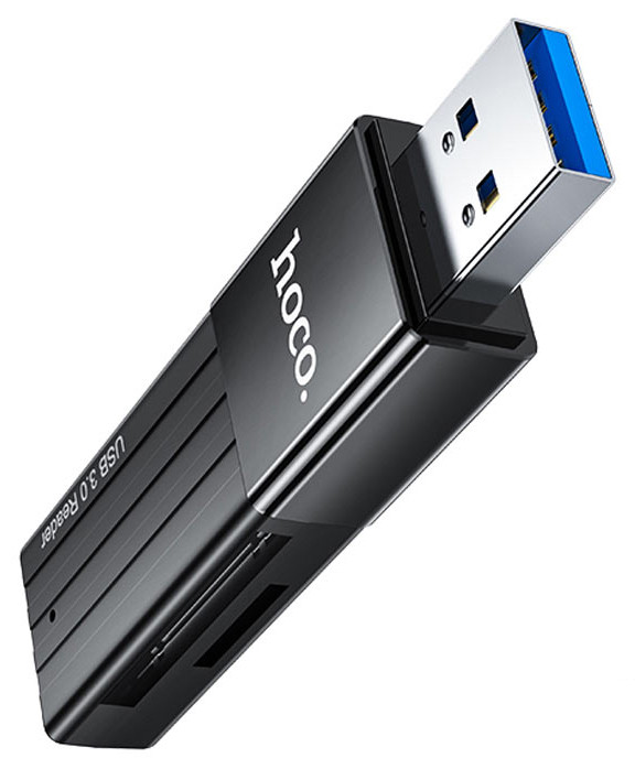 Картрідер HOCO Mindful HB20 USB 3.0 SD/ TF Чорний