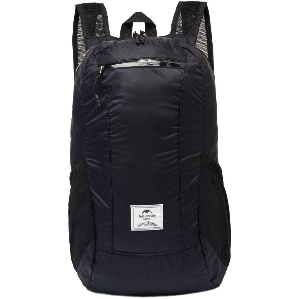 Рюкзак компактний надлегкий Naturehike Ultralight NH17A012-B, 18 л, чорний, фото 1