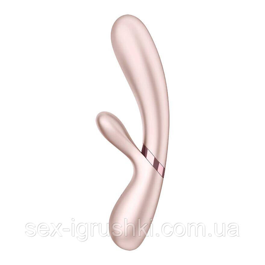 Смарт вібратор-кролик із підігрівом Satisfyer Hot Lover Nude SO5543
