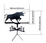 Флюгер Бик, флюгер на дах з металу 2 мм., фото 2