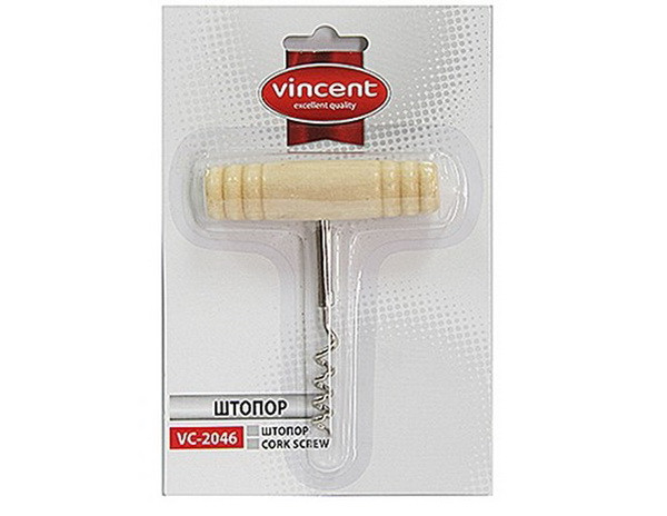 Штопор неіржавка сталь (2046 V), фото 1