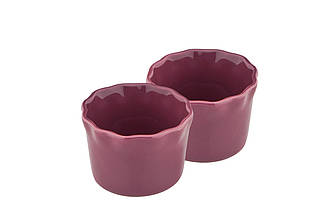 Посудина Granchio LillaКокотниця круглий 2 штуки кераміка (88547 GR)