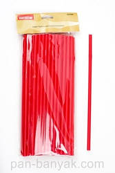 Соломка з вигином для коктейлів Empire різнобарвна 50 штук d0,5 см довжина 21,5 см пластик (0245 EM)