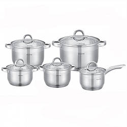 Набір посуду Kamille 12 предметів неіржавка (5633S K)